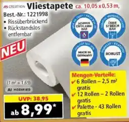 Norma CREATION Vliestapete Angebot