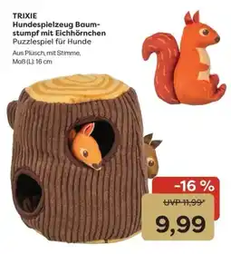 ZOO & Co TRIXIE Hundespielzeug Baumstumpf mit Eichhörnchen Angebot