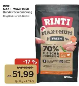 ZOO & Co Rinti Max-i-Mum Fresh Hundetrockennahrung Angebot