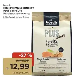 ZOO & Co bosch HIGH PREMIUM CONCEPT PLUS adult Forelle & Kartoffel Angebot