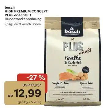 Bosch HIGH PREMIUM CONCEPT PLUS adult Forelle & Kartoffel