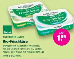 Denn's Biomarkt ANDECHSER NATUR Bio-Frischkäse Angebot