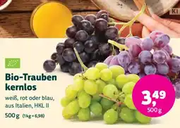 Denn's Biomarkt Bio-Trauben kernlos Angebot