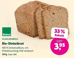 Denn's Biomarkt Scholderbeck Bio-Dinkelbrot Angebot