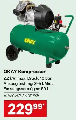 Lagerhaus OKAY Kompressor Angebot
