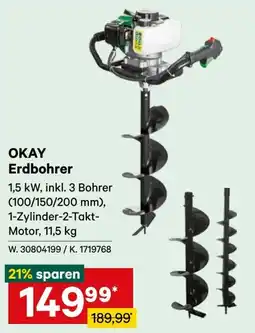 Lagerhaus OKAY Erdbohrer Angebot