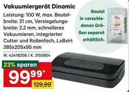 Lagerhaus Vakuumiergerät Dinamic Angebot