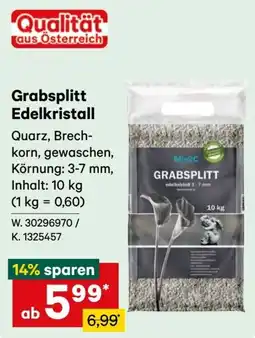 Lagerhaus Grabsplitt Edelkristall Angebot