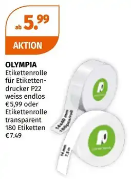 Müller Olympia Etikettenrolle für Etiketten-drucker P22 Angebot