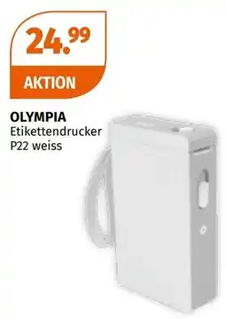 Müller Olympia Etikettendrucker P22 weiss Angebot