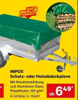Lagerhaus IMPOS Schutz- oder Holzabdeckplane Angebot