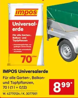 Lagerhaus IMPOS Universalerde Angebot