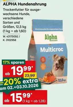 Lagerhaus Alpha Multicroc Angebot