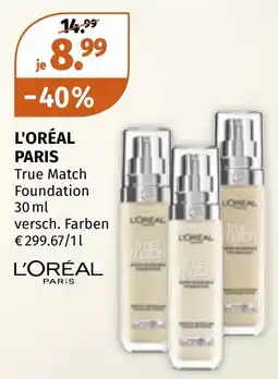 Müller L'ORÉAL PARIS True Match Foundation Angebot
