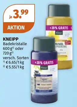 Müller Kneipp Badekristalle Angebot