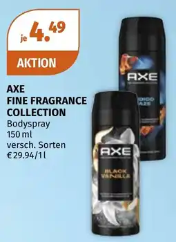 Müller AXE Fine Fragrance Collection Bodyspray Angebot
