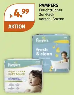 Müller Pampers Feuchttücher Angebot