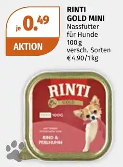 Müller Rinti Gold Mini Nassfutter für Hunde Angebot