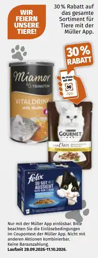 Müller Miamor Trinkfein Vitaldrink mit Huhn Angebot