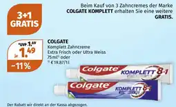 Müller Colgate Komplett Zahncreme Angebot