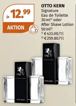 Müller OTTO KERN Signature Eau de Toilette oder After Shave Lotion Angebot