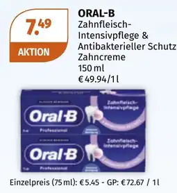 Müller Oral-B Zahnfleisch-Intensivpflege & Antibakterieller Schutz Zahncreme Angebot