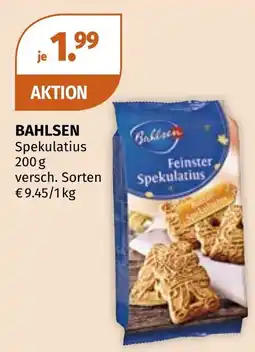 Müller Bahlsen Spekulatius Angebot