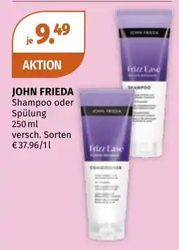 Müller John Frieda Shampoo oder Spülung Angebot