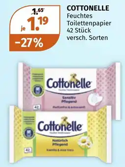 Müller Cottonelle Feuchtes Toilettenpapier Angebot