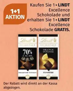 Müller Lindt Excellence Schokolade Angebot