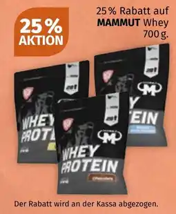 Müller MAMMUT Whey Protein Angebot