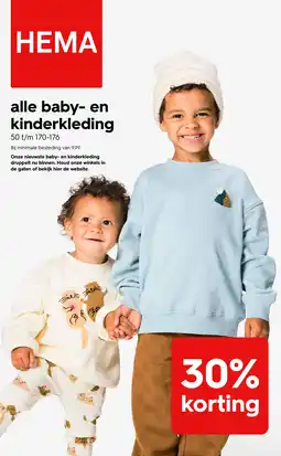 HEMA alle baby- en kinderkleding Angebot