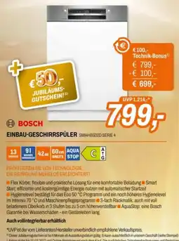 Expert Bosch Einbau-Geschirrspüler Angebot
