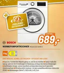 Expert Bosch Wärmepumpentrockner WQG2411EX Serie 6 Angebot