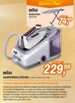 Expert Braun Dampfbügelstation IS 7266 VI Carestyle 7 Pro Angebot