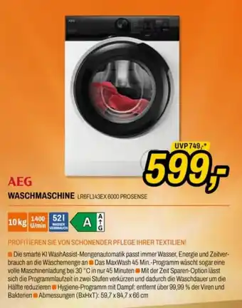 AEG WASCHMASCHINE LR6FL143EX 6000 PROSENSE