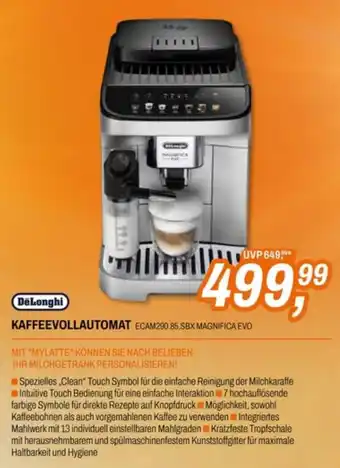 DeLonghi Kaffeevollautomat ECAM290.85.SBX Magnifica EVO