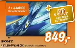 Expert Sony 43" LED-TV (108 CM) BRAVIA 3M2 K43XR39M2PB Angebot