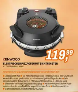 Expert Kenwood Elektrischer Pizzaofen mit Sichtfenster Angebot