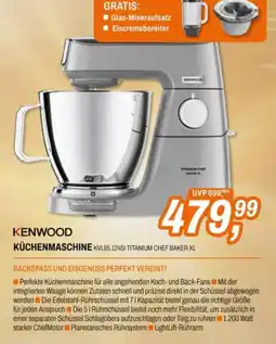 Expert Kenwood Küchenmaschine KVL85.124SI Titanium Chef Baker XL Angebot
