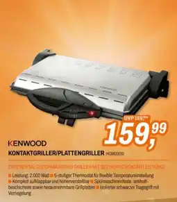 Expert Kenwood Kontaktgriller/Plattengriller HGM200SI Angebot