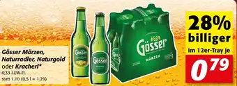 Strasser Markt Gösser Märzen,Naturradler,Naturgold Oder Kracherl Angebot