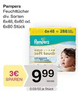 Bipa Pampers Feuchttücher Angebot