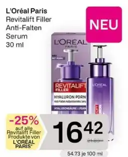 Bipa L'Oréal Paris Revitalift Filler Anti-Falten Serum Angebot