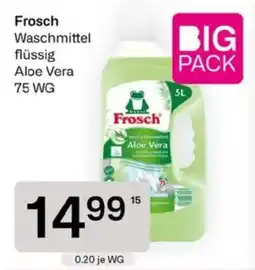 Bipa Frosch Waschmittel flüssig Aloe Vera Angebot