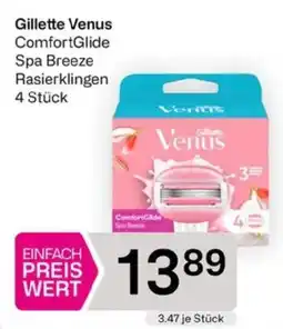 Bipa Gillette Venus ComfortGlide Spa Breeze Rasierklingen Angebot