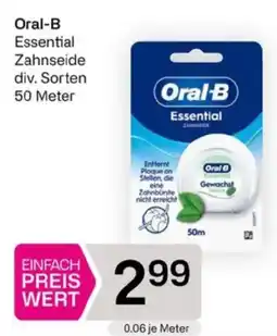 Bipa Oral-B Essential Zahnseide Angebot
