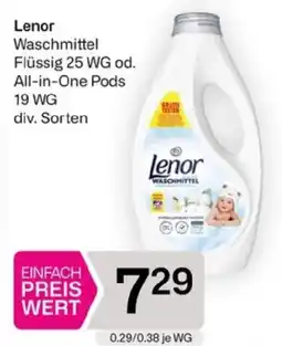 Bipa Lenor Waschmittel Angebot