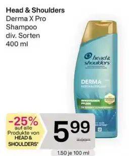Bipa Head & Shoulders Derma X Pro Shampoo Angebot