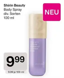 Bipa Shirin Beauty Body Spray Angebot